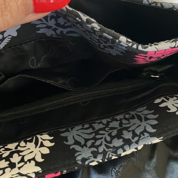 NWT Vera Bradley Slim Saddle cross Body Bag in northern lights pattern - Picture 7 of 12